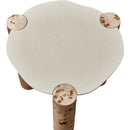 Meridian Thor Natural Burl Wood End Table IMAGE 3