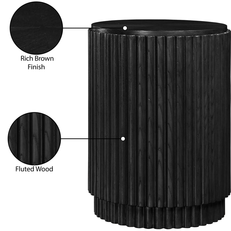 Meridian Ronin Black End Table IMAGE 5