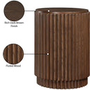 Meridian Ronin Brown End Table IMAGE 5