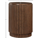 Meridian Ronin Brown End Table IMAGE 6