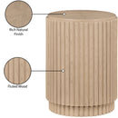 Meridian Ronin Natural End Table IMAGE 5