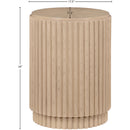 Meridian Ronin Natural End Table IMAGE 6