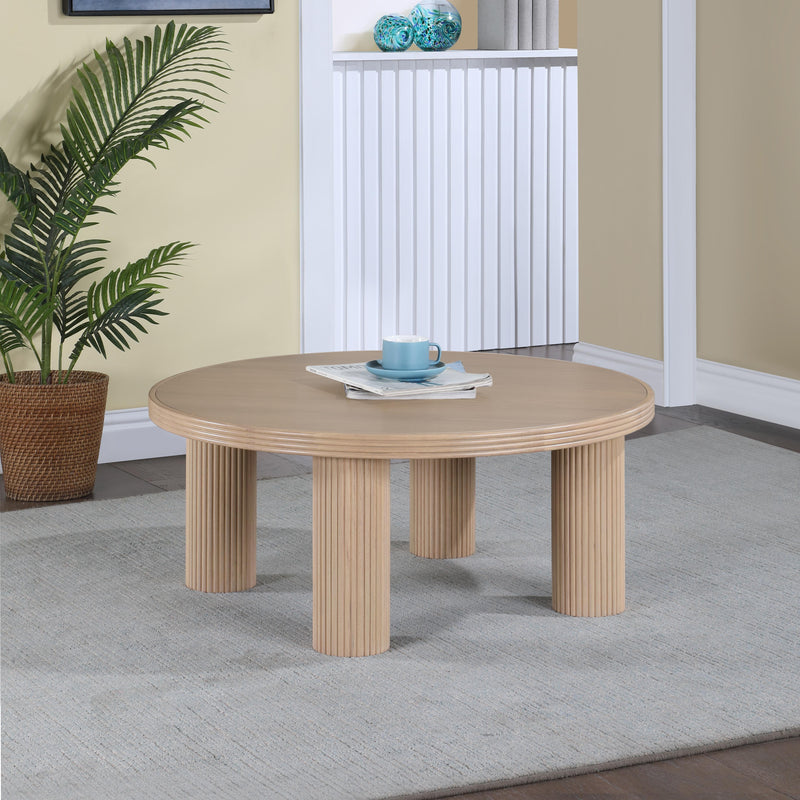 Meridian Hayden Natural Oak Coffee Table IMAGE 2