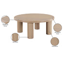 Meridian Hayden Natural Oak Coffee Table IMAGE 6