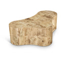 Meridian Zaire Natural Burl Wood Coffee Table IMAGE 1