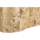 Meridian Zaire Natural Burl Wood Coffee Table IMAGE 5