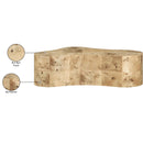 Meridian Zaire Natural Burl Wood Coffee Table IMAGE 6