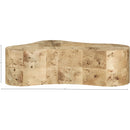 Meridian Zaire Natural Burl Wood Coffee Table IMAGE 7
