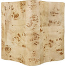 Meridian Zaire Natural Burl Wood End Table IMAGE 5