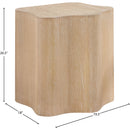 Meridian Zaire Natural End Table IMAGE 8