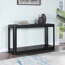 Meridian Reeves Black Console Table IMAGE 2