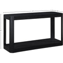 Meridian Reeves Black Console Table IMAGE 8
