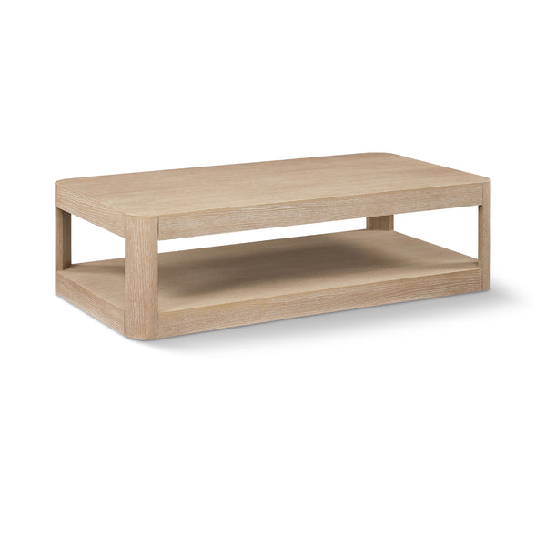 Meridian Reeves Natural Coffee Table IMAGE 1