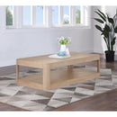 Meridian Reeves Natural Coffee Table IMAGE 2