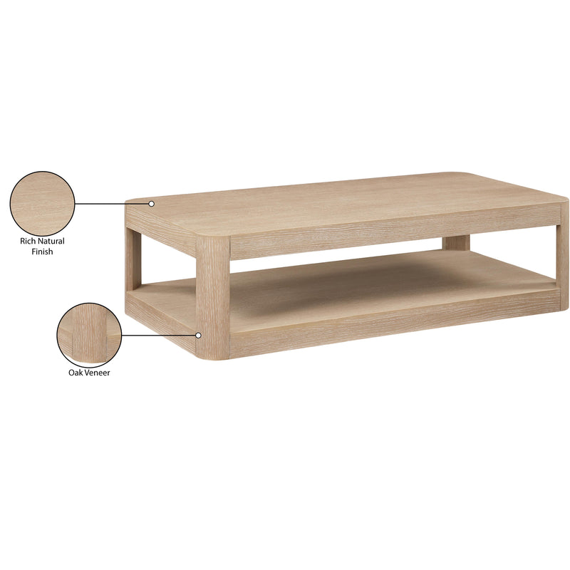 Meridian Reeves Natural Coffee Table IMAGE 7