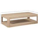 Meridian Reeves Natural Coffee Table IMAGE 8