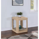 Meridian Reeves Natural End Table IMAGE 2