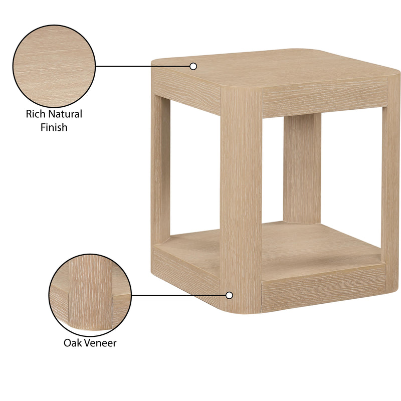 Meridian Reeves Natural End Table IMAGE 7