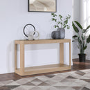 Meridian Reeves Natural Console Table IMAGE 2