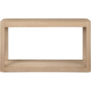 Meridian Reeves Natural Console Table IMAGE 3
