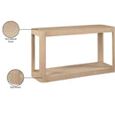 Meridian Reeves Natural Console Table IMAGE 7