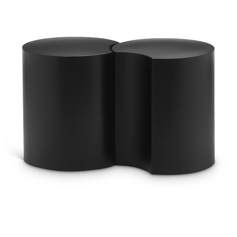 Meridian Dimple Black End Table IMAGE 1