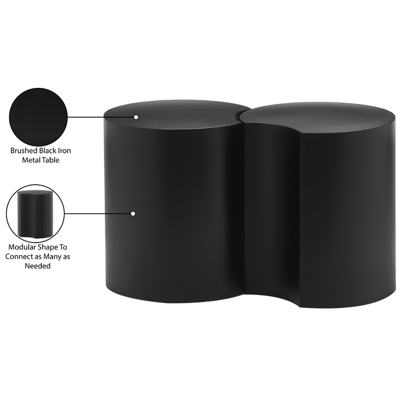 Meridian Dimple Black End Table IMAGE 5