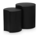 Meridian Dimple Black End Table IMAGE 1