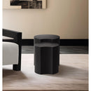 Meridian Dimple Black End Table IMAGE 2