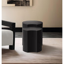 Meridian Dimple Black End Table IMAGE 2