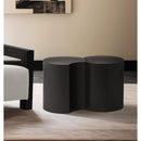 Meridian Dimple Black End Table IMAGE 2