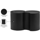 Meridian Dimple Black End Table IMAGE 5