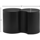 Meridian Dimple Black End Table IMAGE 6