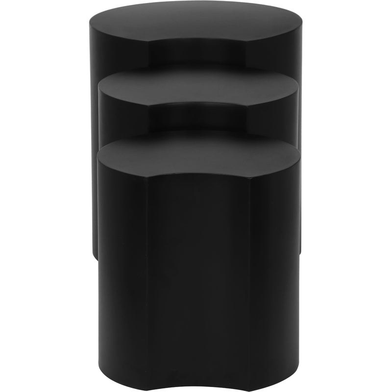 Meridian Dimple Black End Table IMAGE 3