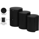 Meridian Dimple Black End Table IMAGE 4