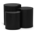 Meridian Dimple Black End Table IMAGE 1