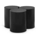 Meridian Dimple Black Coffee Table IMAGE 1