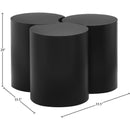 Meridian Dimple Black Coffee Table IMAGE 5