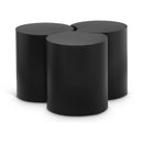Meridian Dimple Black Coffee Table IMAGE 1