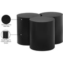 Meridian Dimple Black Coffee Table IMAGE 5