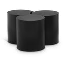 Meridian Dimple Black Coffee Table IMAGE 1