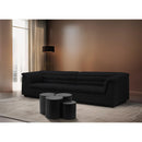 Meridian Dimple Black Coffee Table IMAGE 2