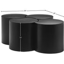 Meridian Dimple Black Coffee Table IMAGE 6