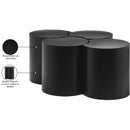 Meridian Dimple Black Coffee Table IMAGE 5