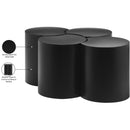 Meridian Dimple Black Coffee Table IMAGE 5