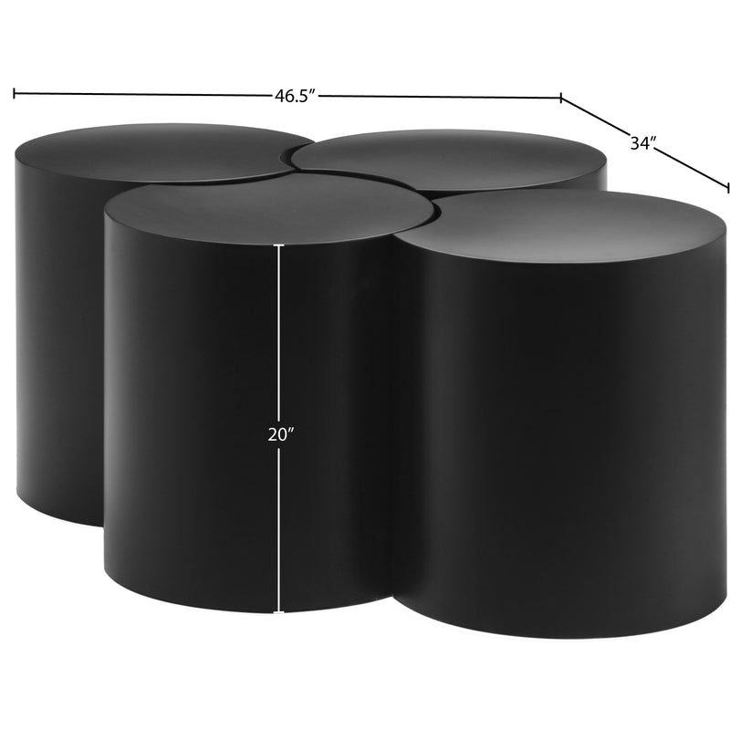 Meridian Dimple Black Coffee Table IMAGE 6