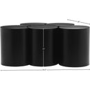 Meridian Dimple Black Coffee Table IMAGE 6