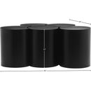 Meridian Dimple Black Coffee Table IMAGE 6