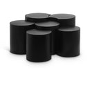 Meridian Dimple Black Coffee Table IMAGE 1