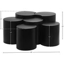 Meridian Dimple Black Coffee Table IMAGE 4